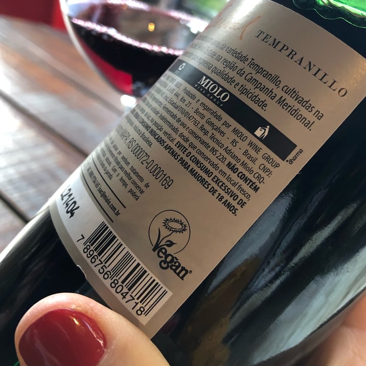 photo of Miolo Wine Group Seival Tempranillo 2020 Tinto Seco shared by @anapaularetuci on  03 Sep 2022 - review