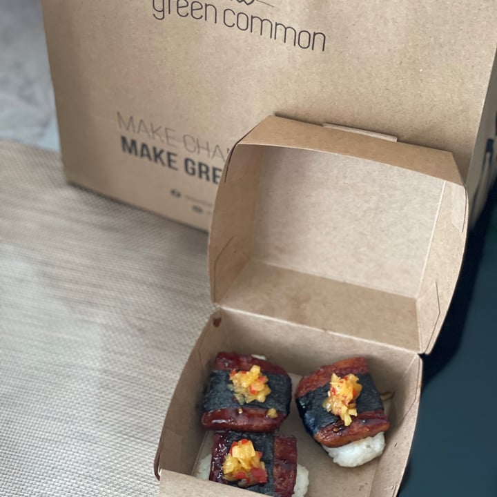 photo of Green Common Singapore Omni Musubi shared by @greenbovine on  29 May 2021 - review