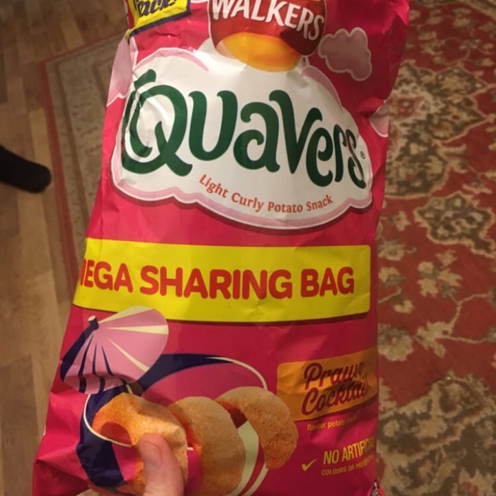 review photo of Quavers Quavers Prawn Cocktail shared by @taylorsworld on 25 Jan 2022 - review