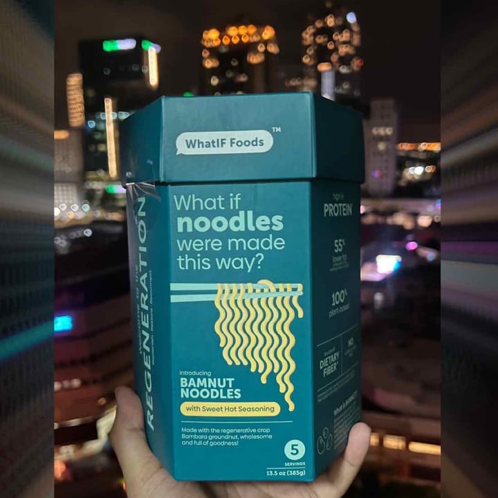 photo of WhatIF Foods BamNut NoodBox Healthy High Protein Noodles Mixed Seasoning shared by @luc1f3r on  22 Jun 2022 - review