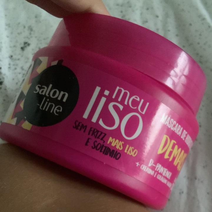photo of Salon line Mascara De Hidratação - Meu Liso demais shared by @catug on  03 Feb 2022 - review
