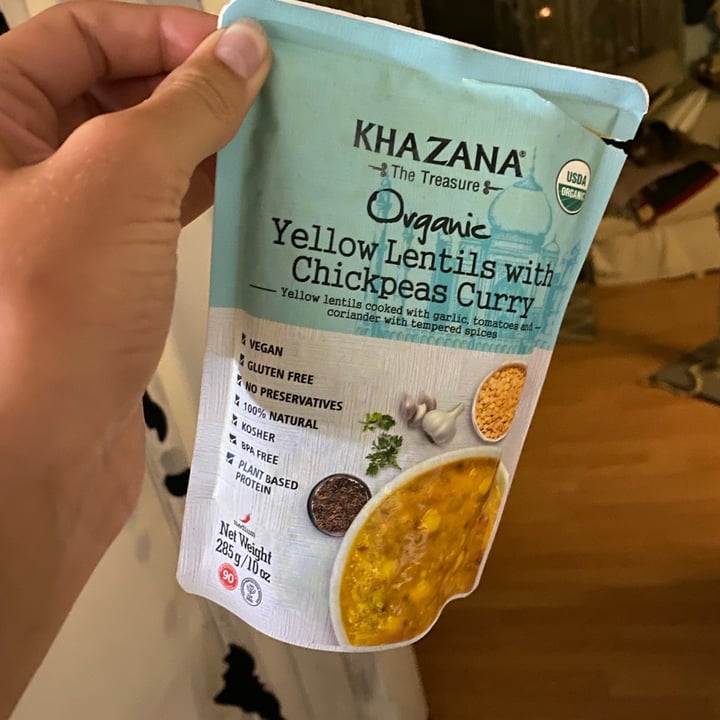photo of Khazana Yellow Lentils With Chickpeas Curry shared by @andrewbrown23 on  17 Sep 2022 - review