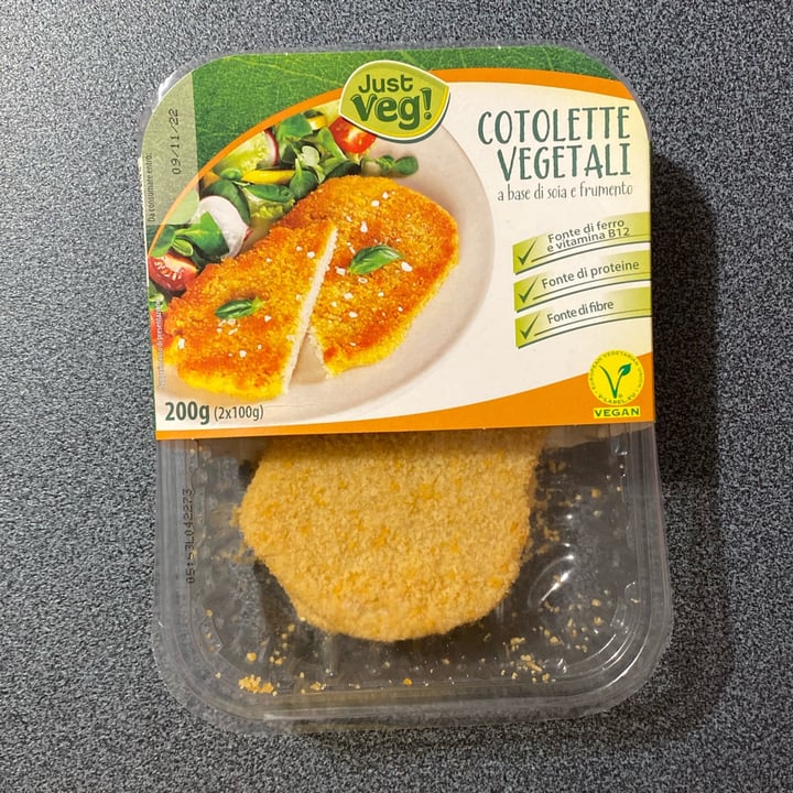 photo of Just Veg! (ALDI Italy) Cotolette Di Soia shared by @alecann on  03 Nov 2022 - review
