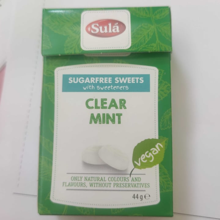 photo of Sula' Sugarfree Sweets Clear Mint shared by @chiaraveg30 on  13 Oct 2022 - review