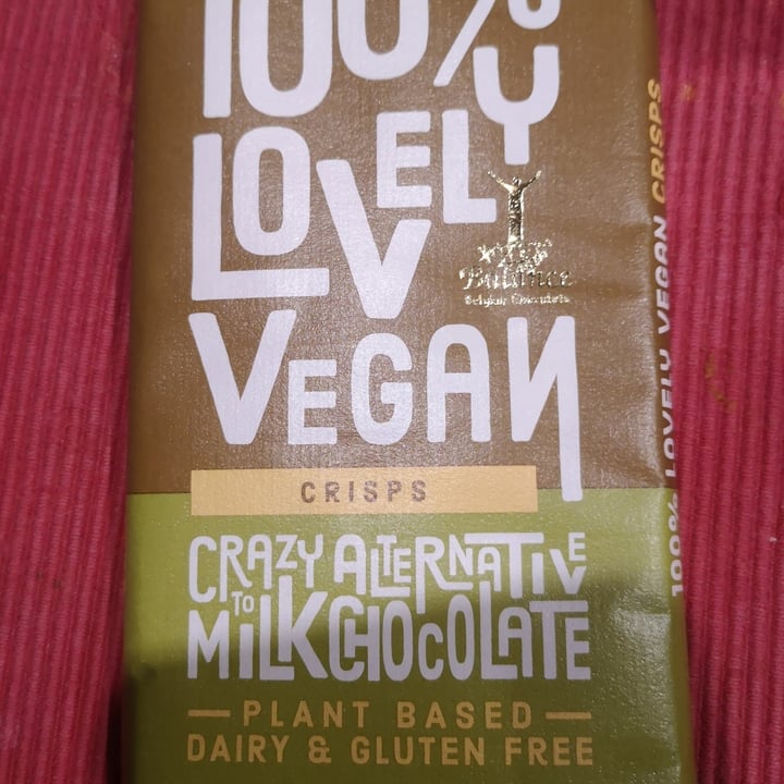 photo of Balance chocolate 100% lovely vegan crisps shared by @frazaffa on  06 Dec 2021 - review
