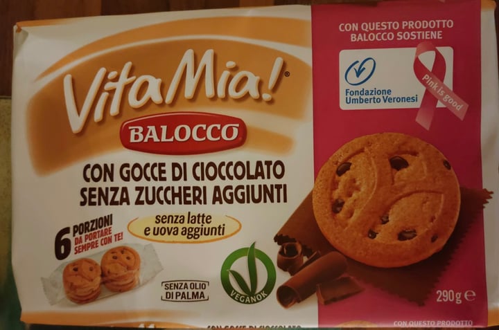 photo of Balocco Balocco Biscotti Con Gocce Di Cioccolato shared by @giuly13 on  01 Apr 2022 - review