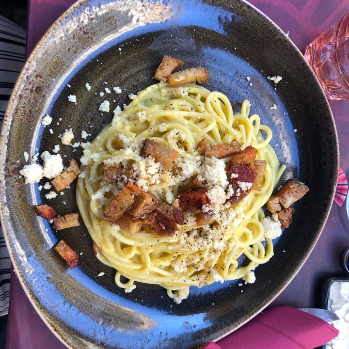 photo of Rifugio Romano Vegan Carbonara shared by @zoelonghi on  12 Jul 2022 - review