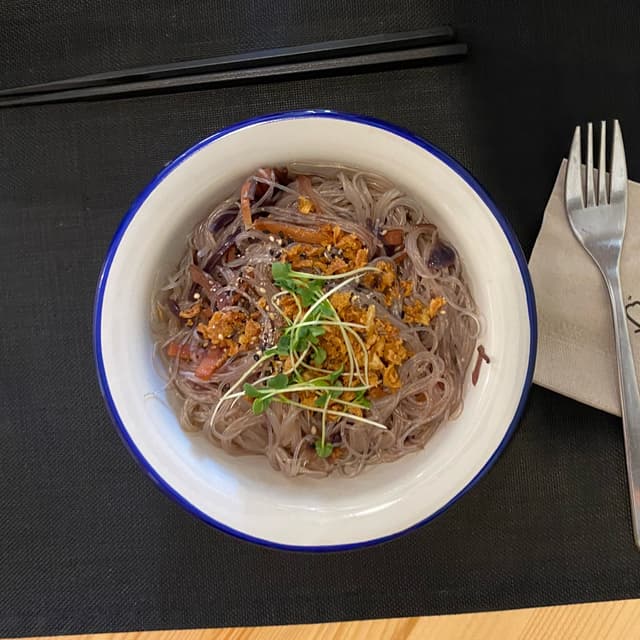Photo of the dish “Noodles di soia all'orientale”