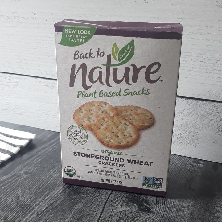 photo of Back to Nature  Back To Nature StoneGround Wheat Crackers shared by @hannahamell on  01 Sep 2021 - review