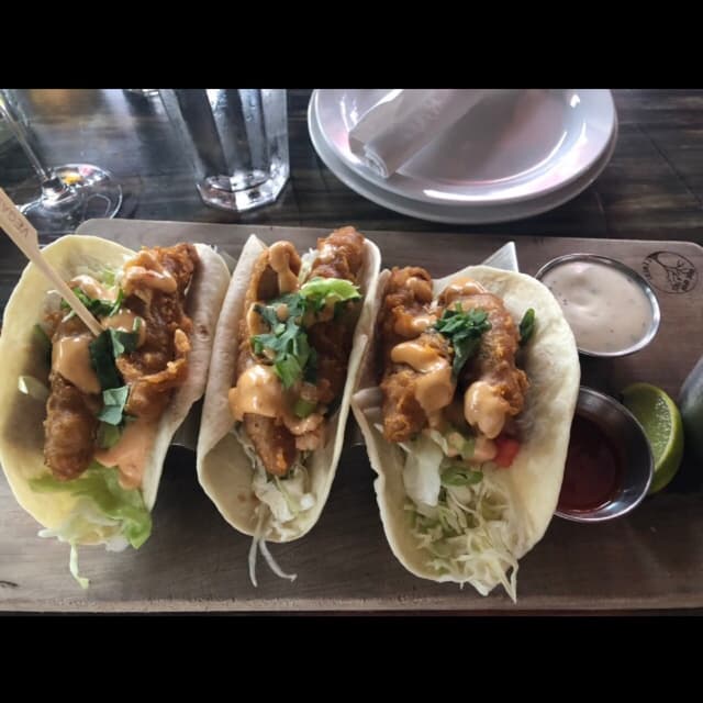 Foto del piatto “Vegan “Fish” Tacos”