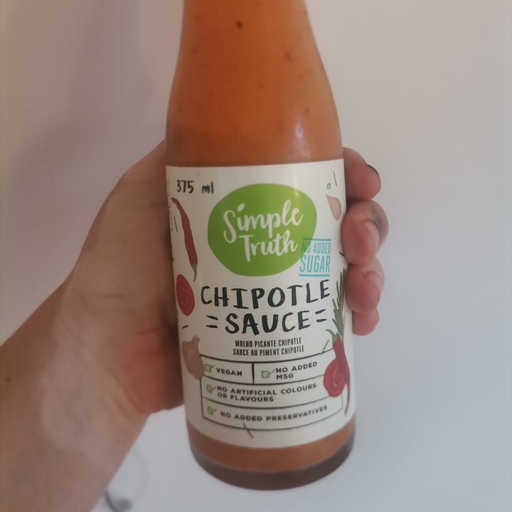 photo of Simple Truth Chipotle Sauce shared by @vegmelly on  03 May 2022 - review