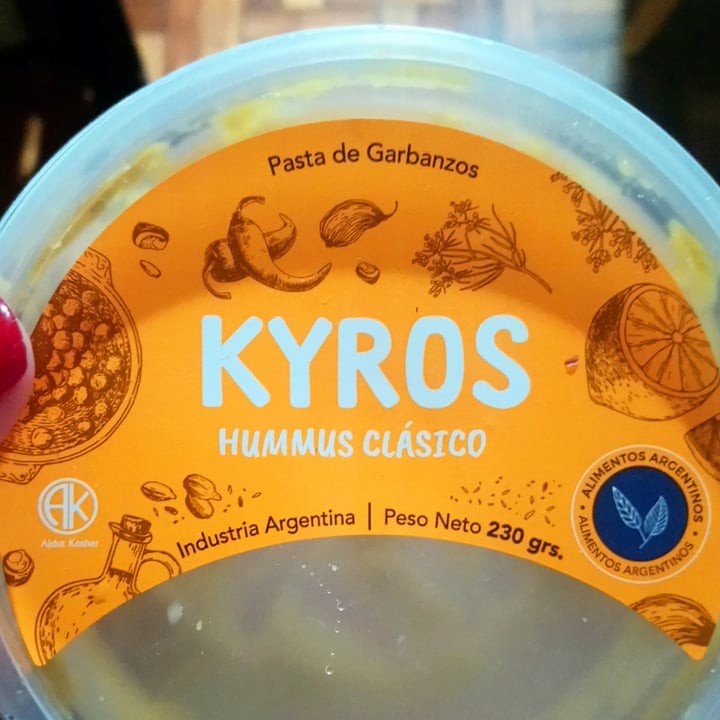 photo of Kyros Hummus clásico shared by @mcolella on  14 Feb 2021 - review