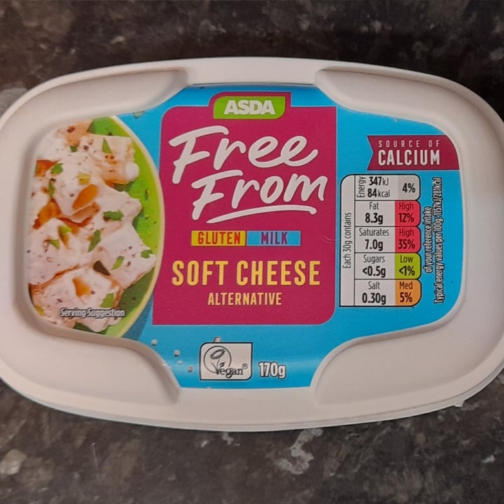 photo of ASDA Garlic & Herb Soft Cheese Alternative 255g shared by @saragomz on  01 Jul 2021 - review