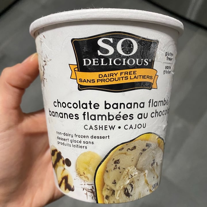 review photo of So Delicious Dairy Free Chocolate Banana Flambé shared by @gassia on 10 Sep 2021 - review