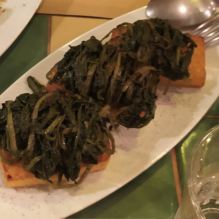 photo of Osteria Veggente Polenta fritta con cicoria shared by @graziaesse on  03 Sep 2022 - review