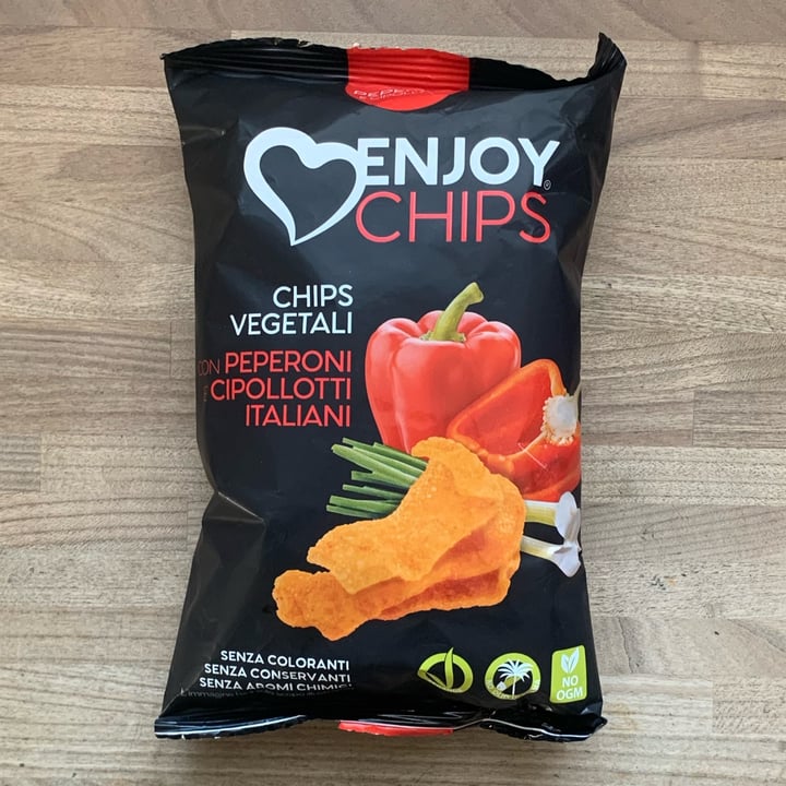 photo of Enjoy Chips Chips Vegetali Con Peperoni E Cipollotti Italiani shared by @alessiof91 on  02 Nov 2021 - review