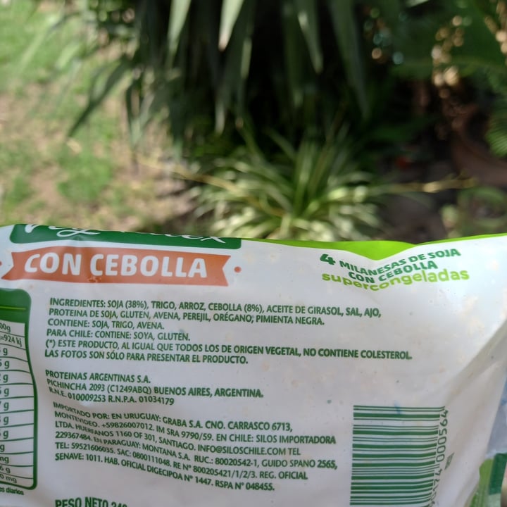 photo of Vegetalex Milanesa De Soja Con Cebolla shared by @martiterraza on  22 Oct 2021 - review