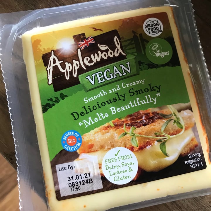 review photo of Applewood Applewood Vegan Smoky Cheese Alternative shared by @raqz on 10 Oct 2020 - review