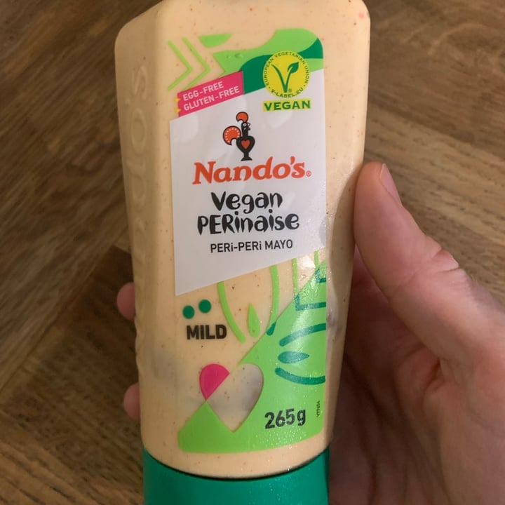 photo of Nando's Vegan Perinaise Peri-Peri Mayo (Mild) shared by @stesmith0101 on  07 Feb 2022 - review