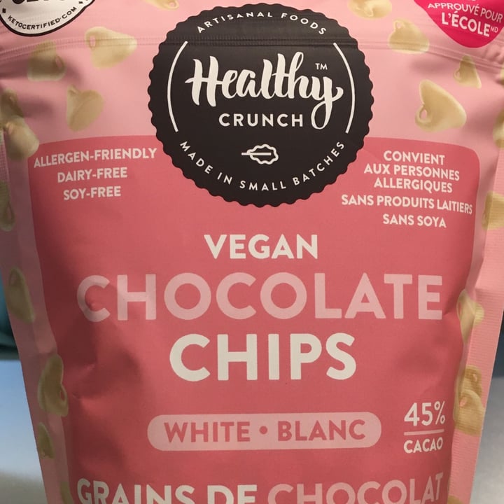 photo of Healthy Crunch vegan white chocolate chips shared by @remmus23 on  09 Aug 2022 - review