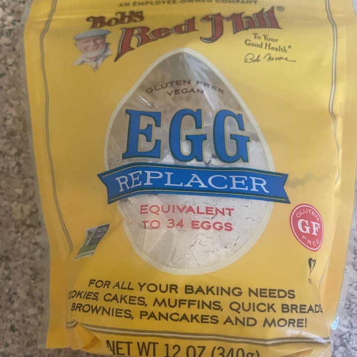 photo of Bob's Red Mill Egg replacer shared by @veg4n on  25 Oct 2021 - review