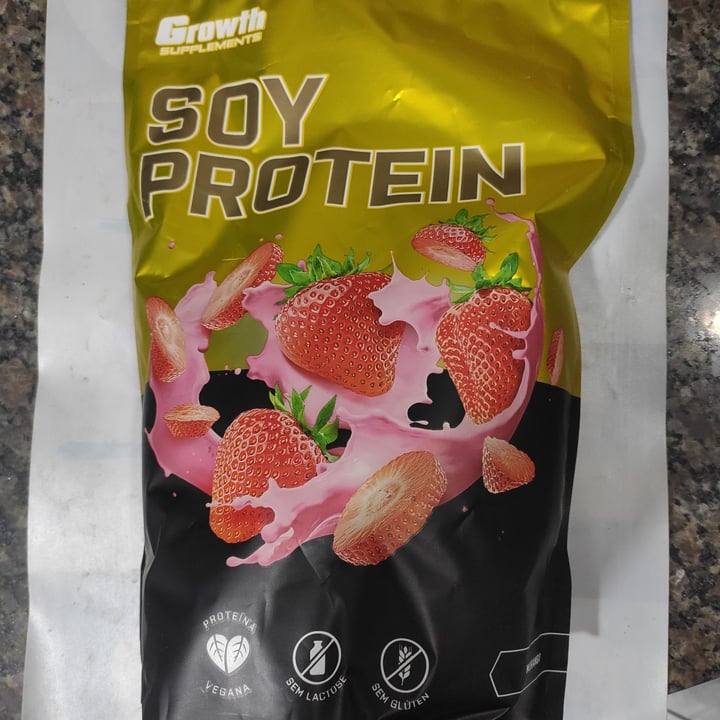 review photo of Growth suplemento Proteína De Soja Sabor Morango shared by @simonefernandes on 13 May 2022 - review