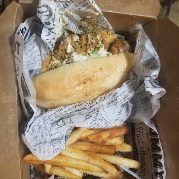 review photo of Underground Vegan Vegan Shrimp Po' Boy shared by @lexilouwho81 on 05 Oct 2020 - review
