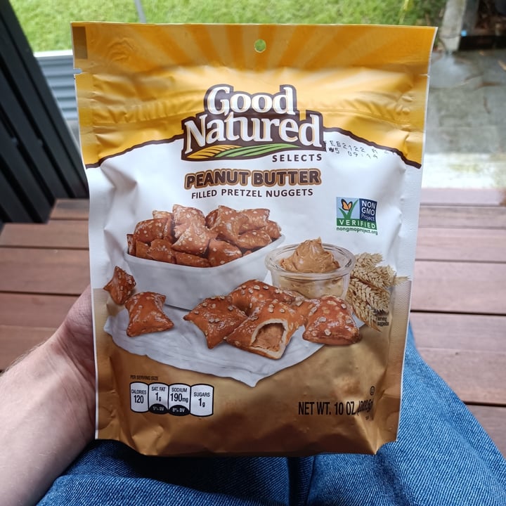 review photo of Good Natured Food Peanut Butter Filled Pretzel Nuggets shared by @ij on 22 Oct 2022 - review