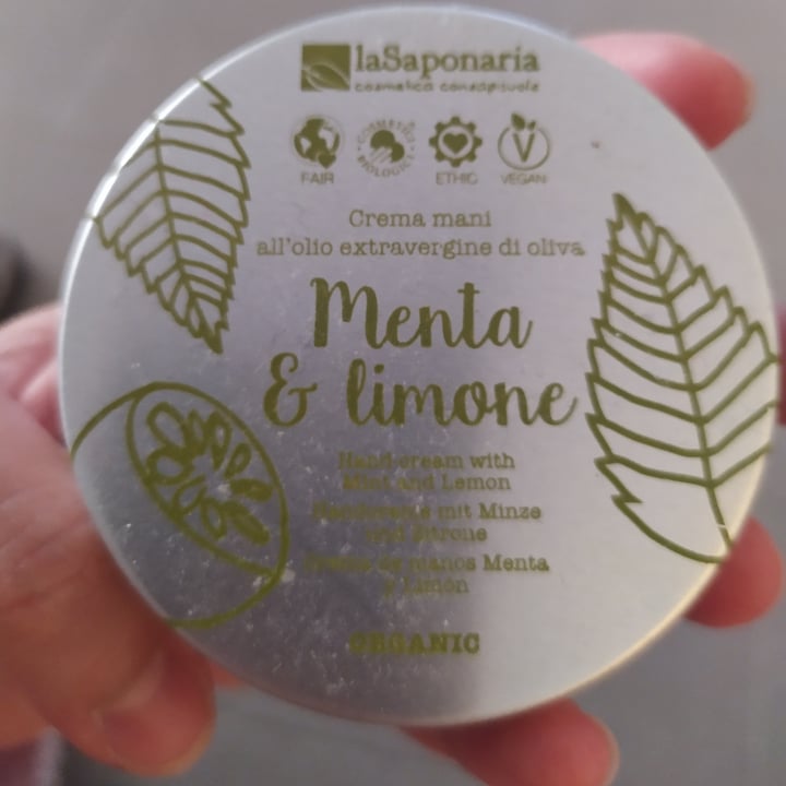 review photo of La Saponaria Crema mani Menta e Limone shared by @lavalev on 16 Jun 2021 - review