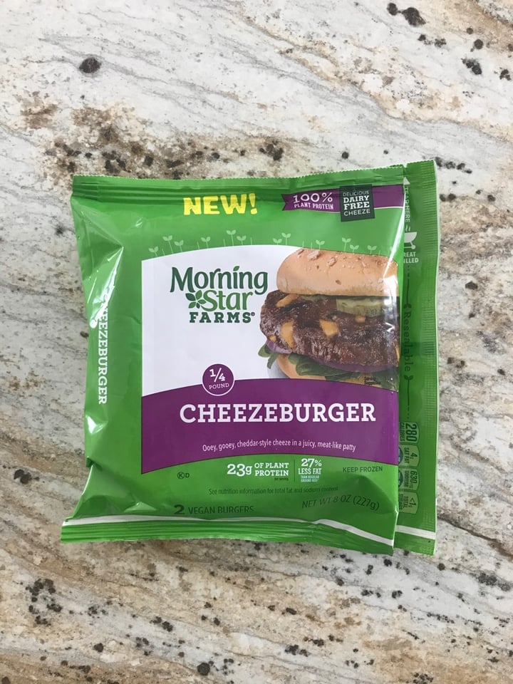 photo of MorningStar Farms Cheezeburger shared by @dianna on  19 Feb 2020 - review