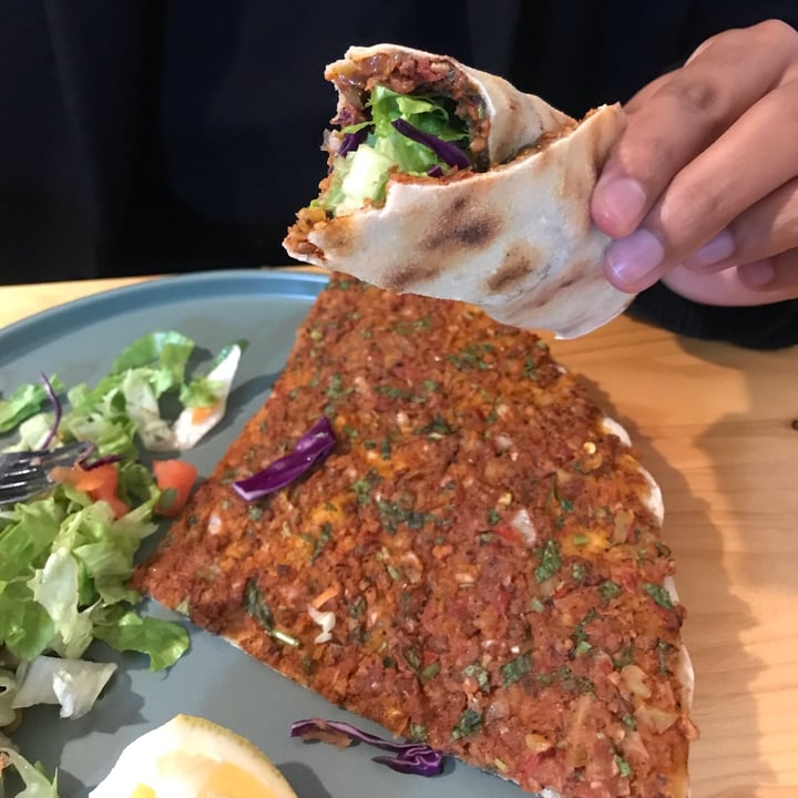 photo of Pumpkin Cafe Vegan Lahmacun shared by @vegan-alien on  18 Mar 2022 - review