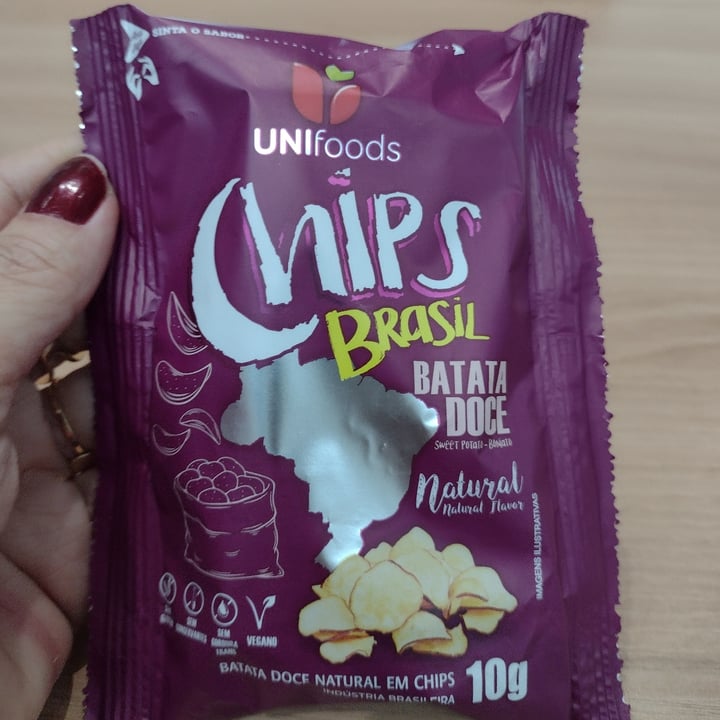 photo of UNIfoods Chips Brasil de Batata Doce shared by @pimentelmp on  24 Sep 2022 - review