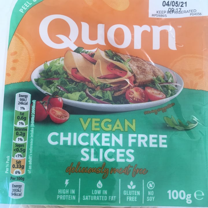 photo of Quorn Chicken Free Slices shared by @jameela on  08 Apr 2021 - review