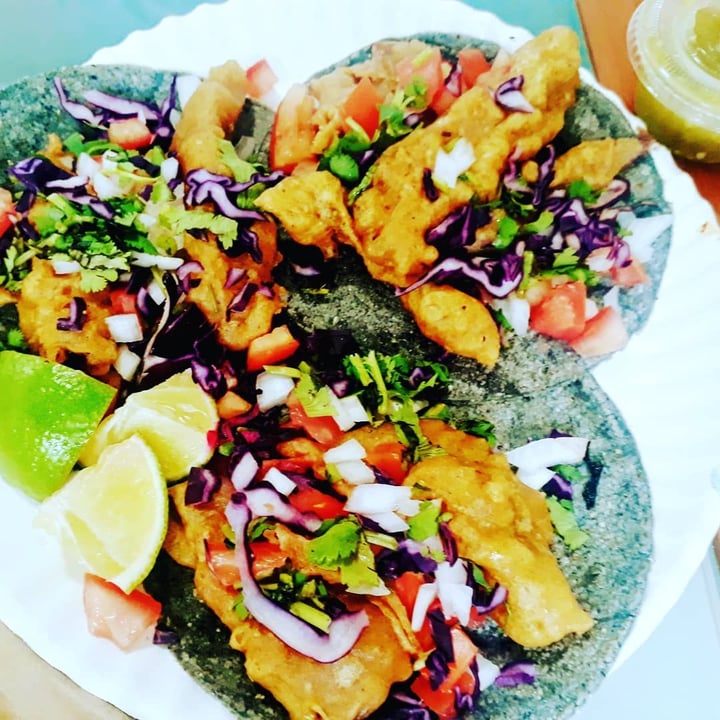 review photo of Antojito con Amor Tacos Veganfish shared by @esmeruiz on 15 Dec 2019 - review