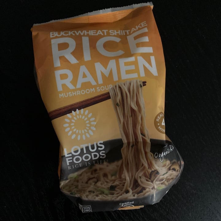 photo of Lotus Foods - Rice Is Life Buckwheat Shiitake Rice Ramen: Mushroom Soup shared by @hereforareason on  15 Dec 2021 - review