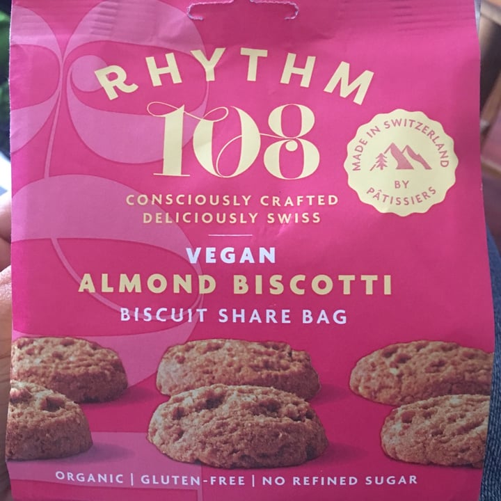 photo of Rhythm 108 Almond biscotti and coconut oats vegan and gluten free cookies shared by @mangoshake on  09 Jul 2021 - review
