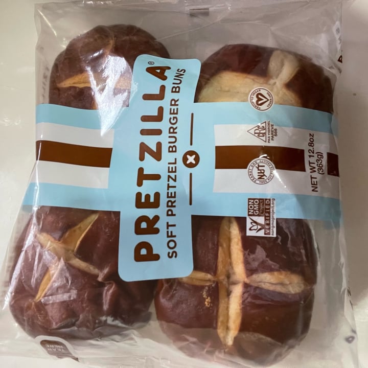 photo of Pretzilla Soft Pretzel Burger Buns shared by @joshuajoseph365 on  12 Oct 2021 - review