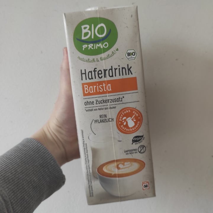 review photo of BIO primo Haferdrink Barista shared by @vegg on 20 Mar 2022 - review