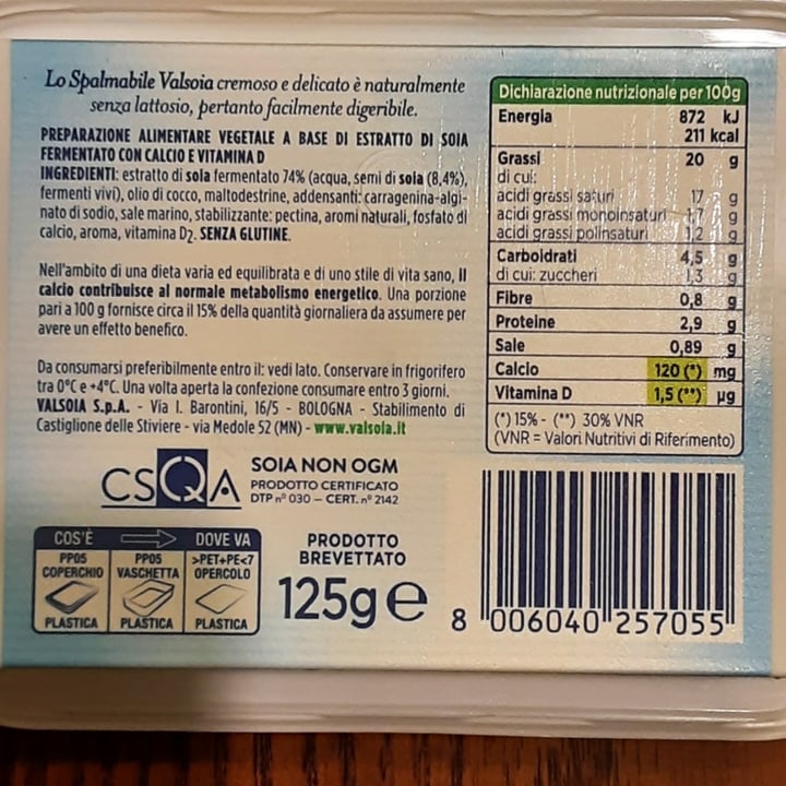 review photo of Valsoia Lo spalmabile classico shared by @estbbn on 27 Jun 2022 - review