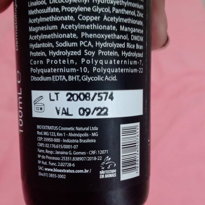 review photo of Bio Extratus Loção Estimulante shared by @elisasampaiocr on 28 Jan 2022 - review