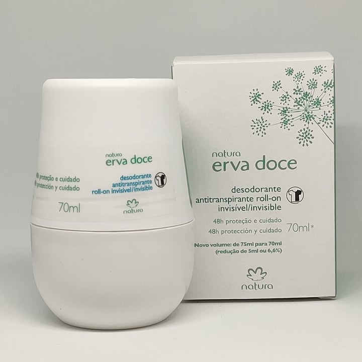 photo of Natura Desodorante Antitranspirante Roll-on Erva Doce shared by @vaninaza on  09 Nov 2022 - review
