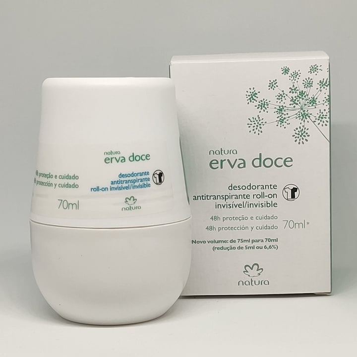 review photo of Natura Desodorante Antitranspirante Roll-on Erva Doce shared by @vaninaza on 09 Nov 2022 - review