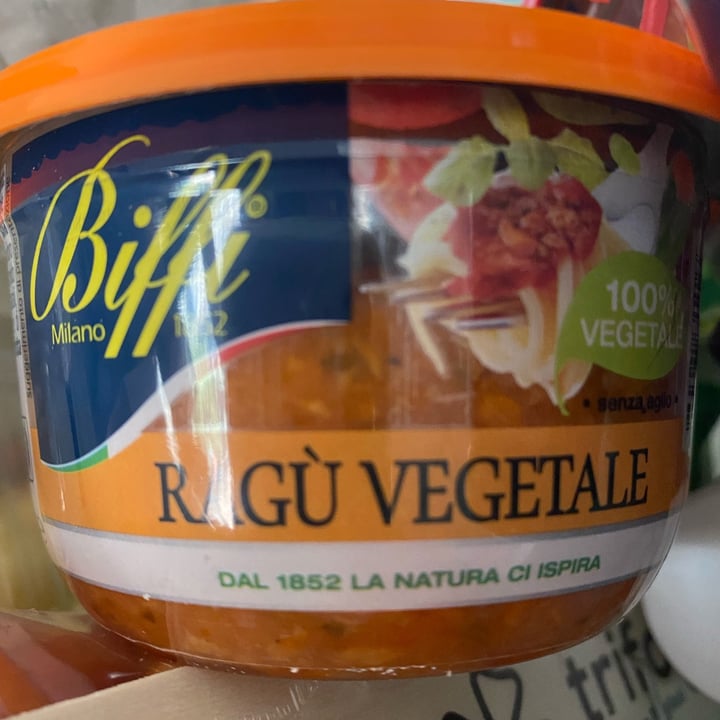 photo of Biffi Ragù Vegetale (in barattolo di plastica)  shared by @fededam03 on  10 Mar 2022 - review