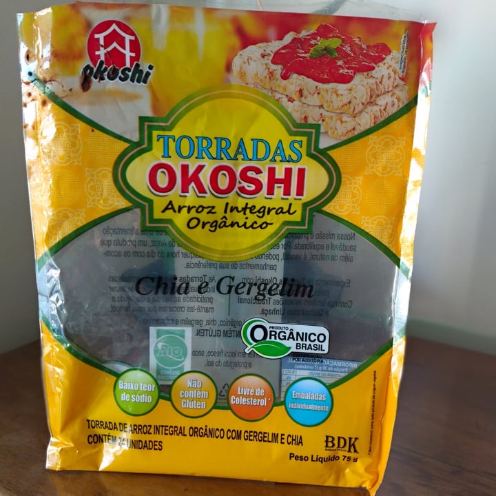 photo of Okoshi Torrada De arroz Integral Chia E Gergelim shared by @mqhazoff on  19 Jun 2022 - review