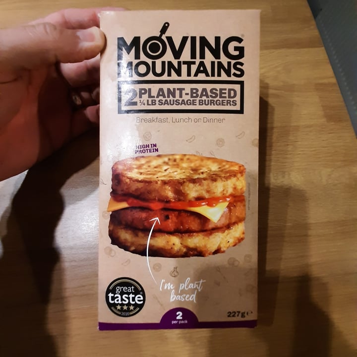photo of Moving Mountains Plant Based Sausage Burgers shared by @tjlh607 on  12 Jan 2022 - review
