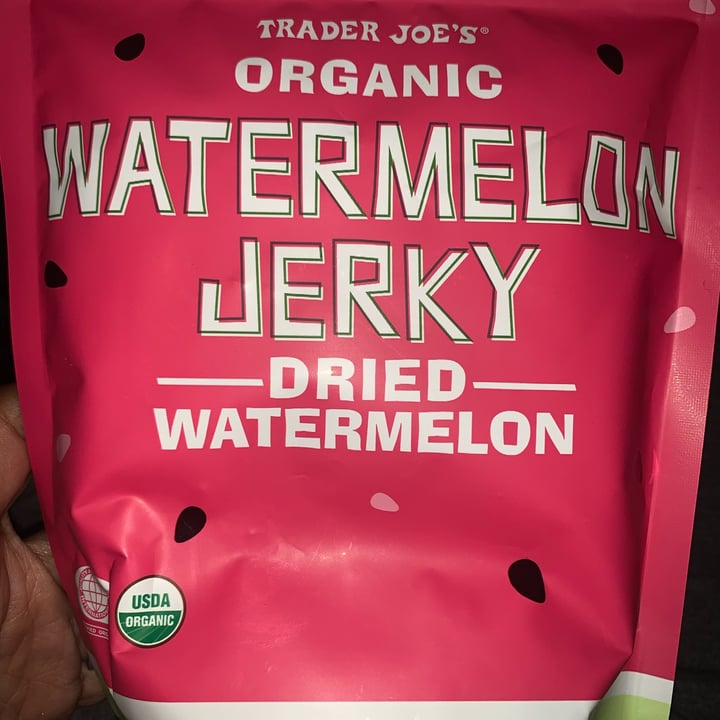 review photo of Trader Joe’s Watermelon Jerky Trader Joe’s Watermelon Jerky shared by @prettybbzia on 06 Apr 2022 - review