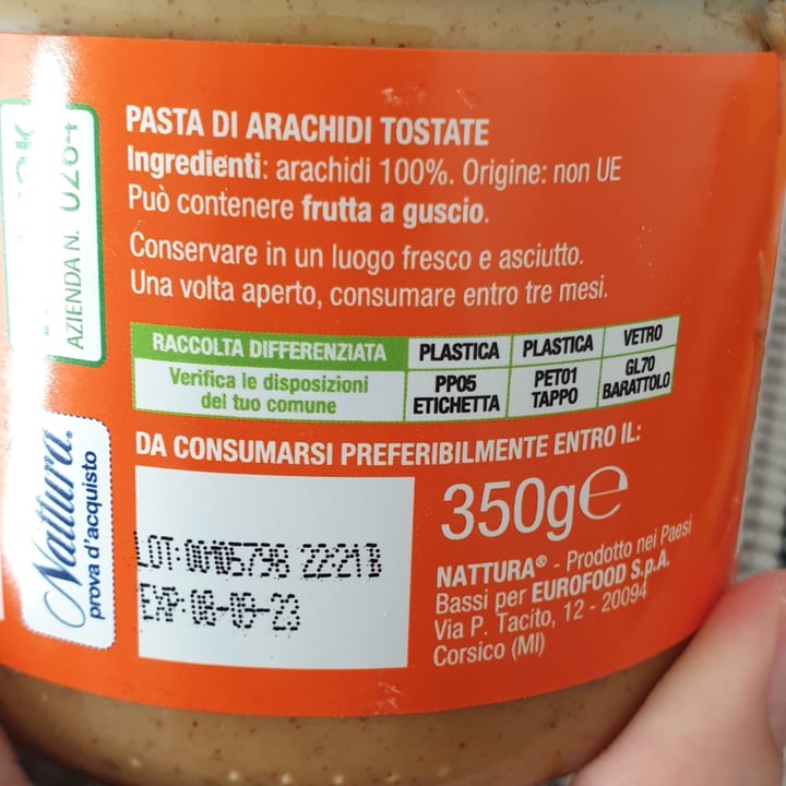 review photo of Nattura Burro di arachidi shared by @gaiagun on 15 Apr 2022 - review