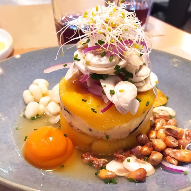 Photo of the dish “Causa Acevichada”