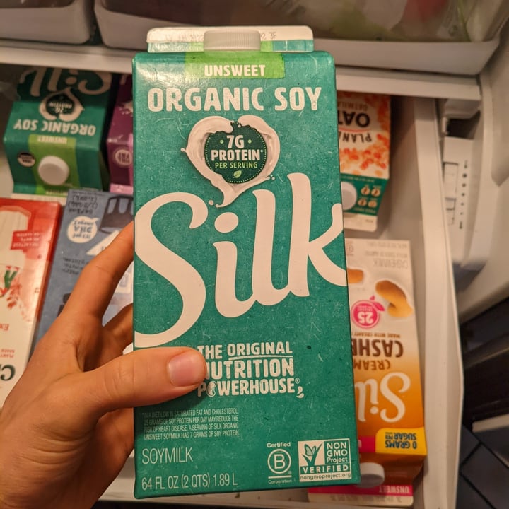 photo of Silk Organic Unsweet Soymilk  shared by @michaelpearce on  27 May 2022 - review