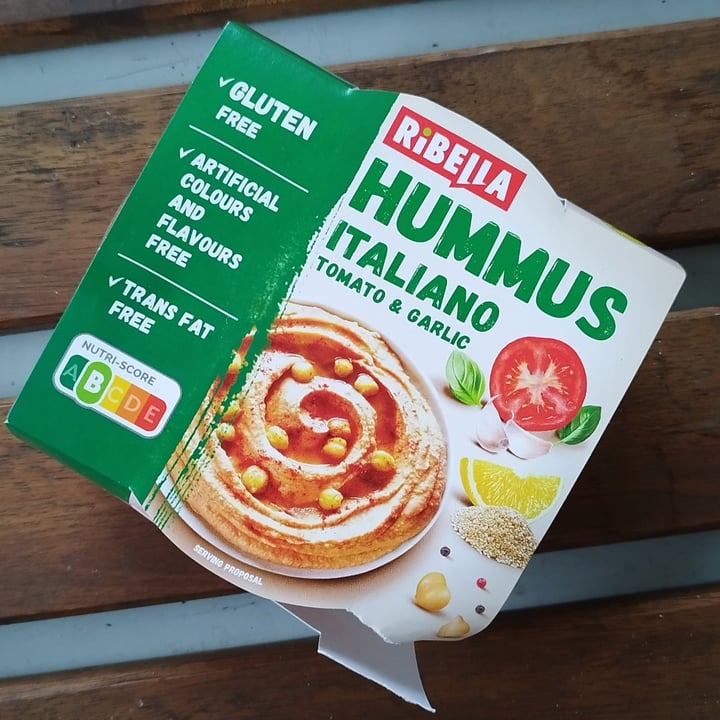 photo of Ribella Hummus Italiano - Tomato & Garlic shared by @livelongandprosper on  04 Dec 2022 - review